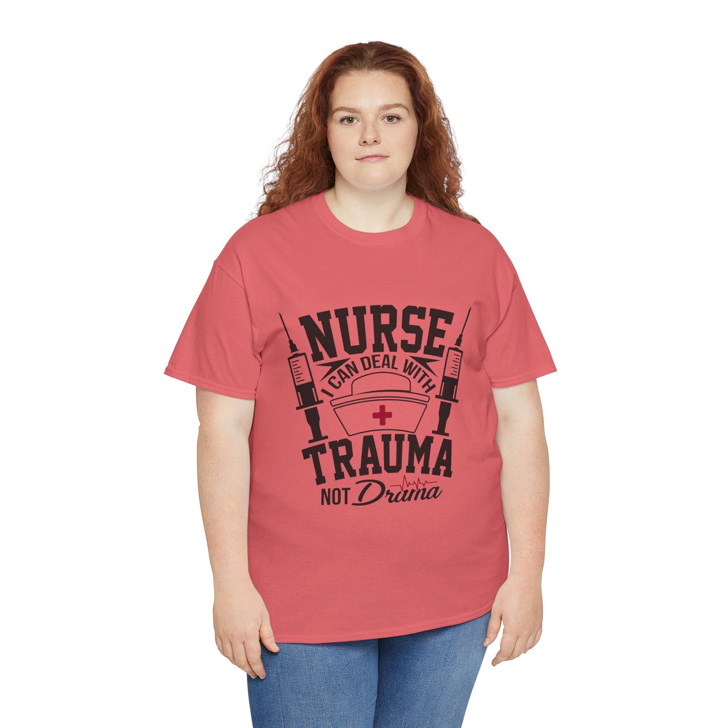 Nurse Trauma Tee - Unisex Heavy Cotton T-Shirt for Healthcare Professionals