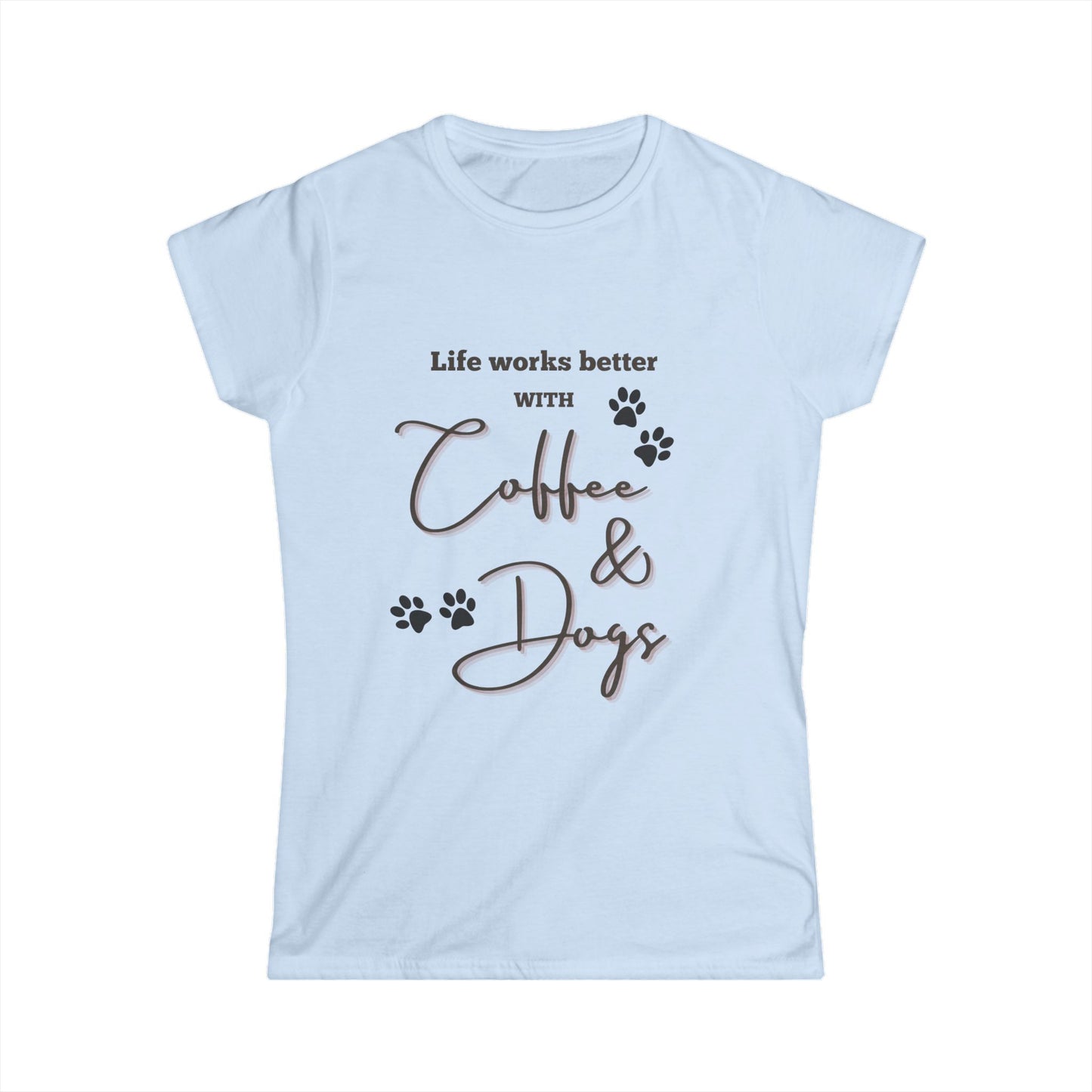 Coffee & Dogs Women's Tee