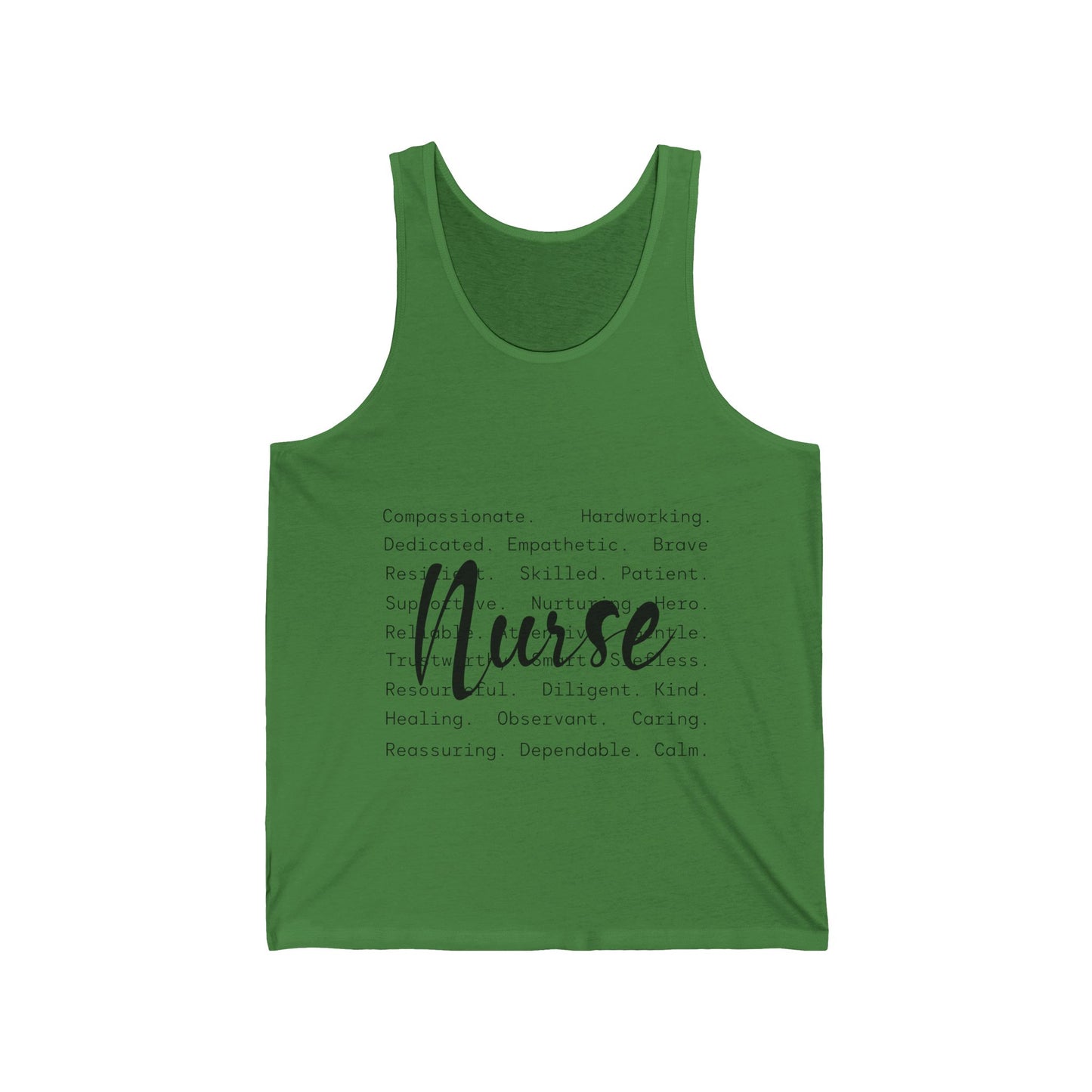 Nurse Appreciation Unisex Jersey Tank | Inspirational Quote Design
