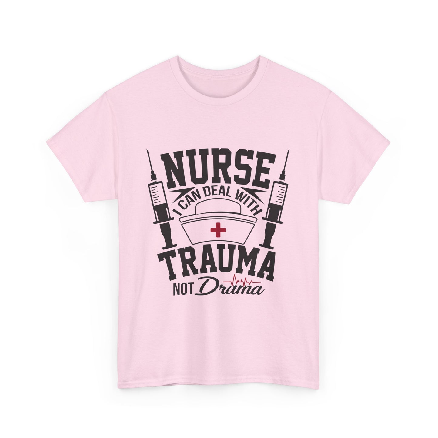 Nurse Trauma Tee - Unisex Heavy Cotton T-Shirt for Healthcare Professionals