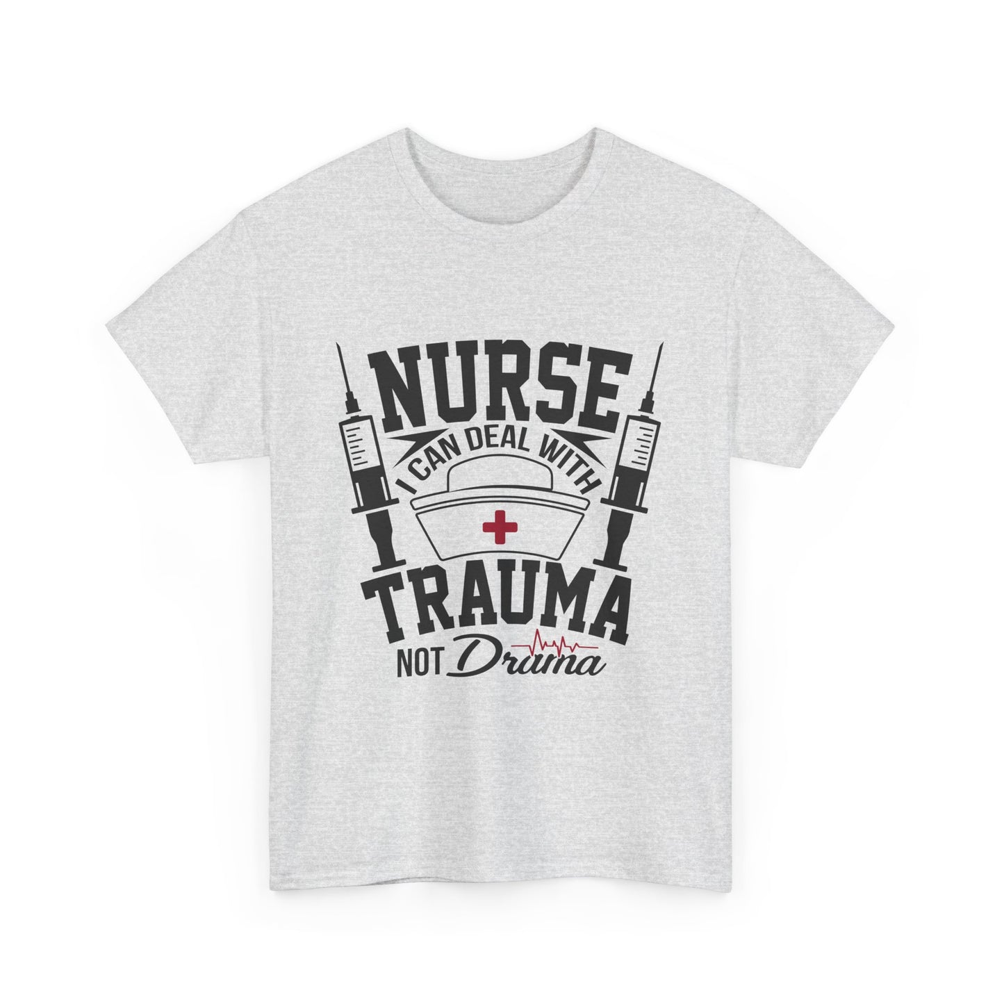 Nurse Trauma Tee - Unisex Heavy Cotton T-Shirt for Healthcare Professionals