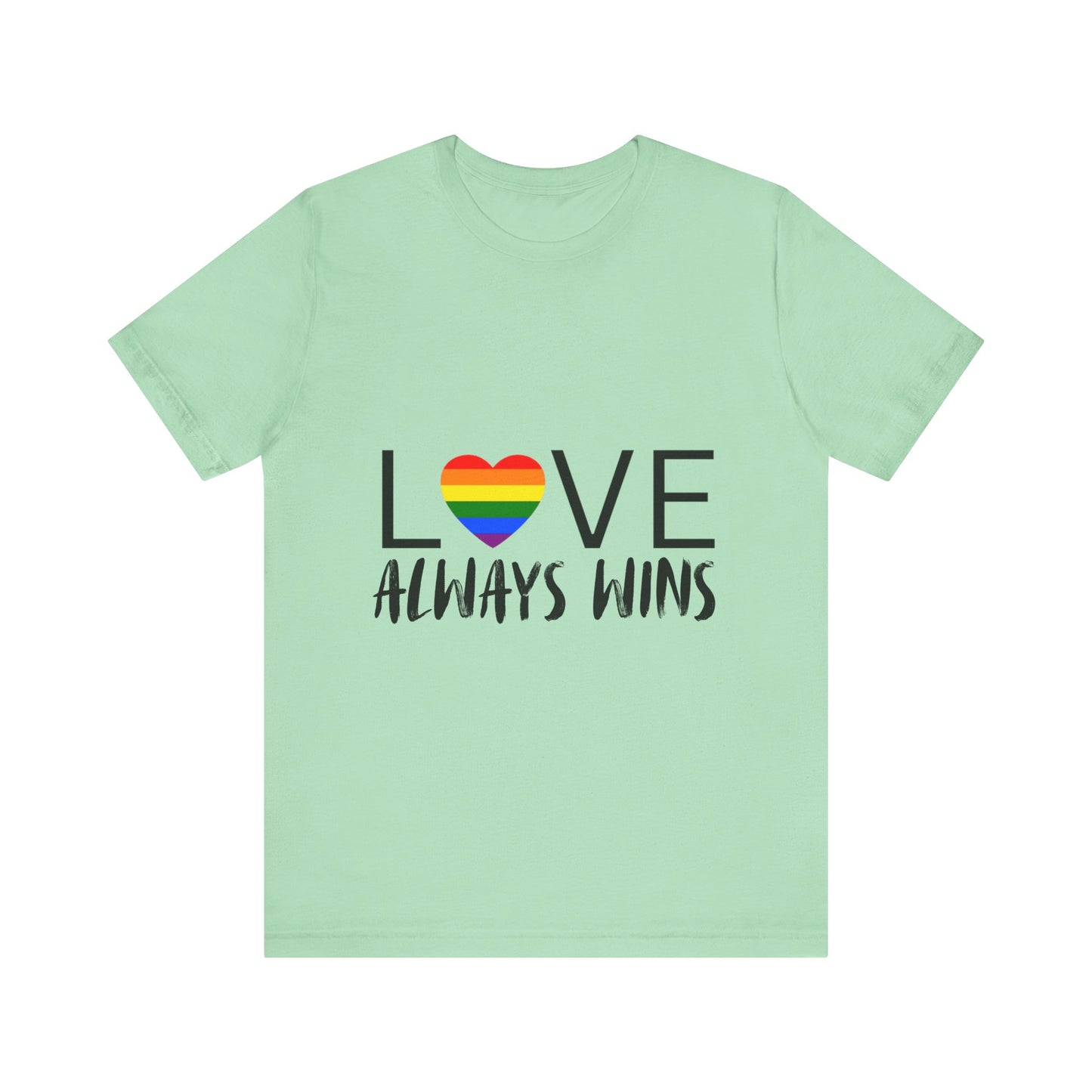 Love Always Wins Unisex Jersey Tee