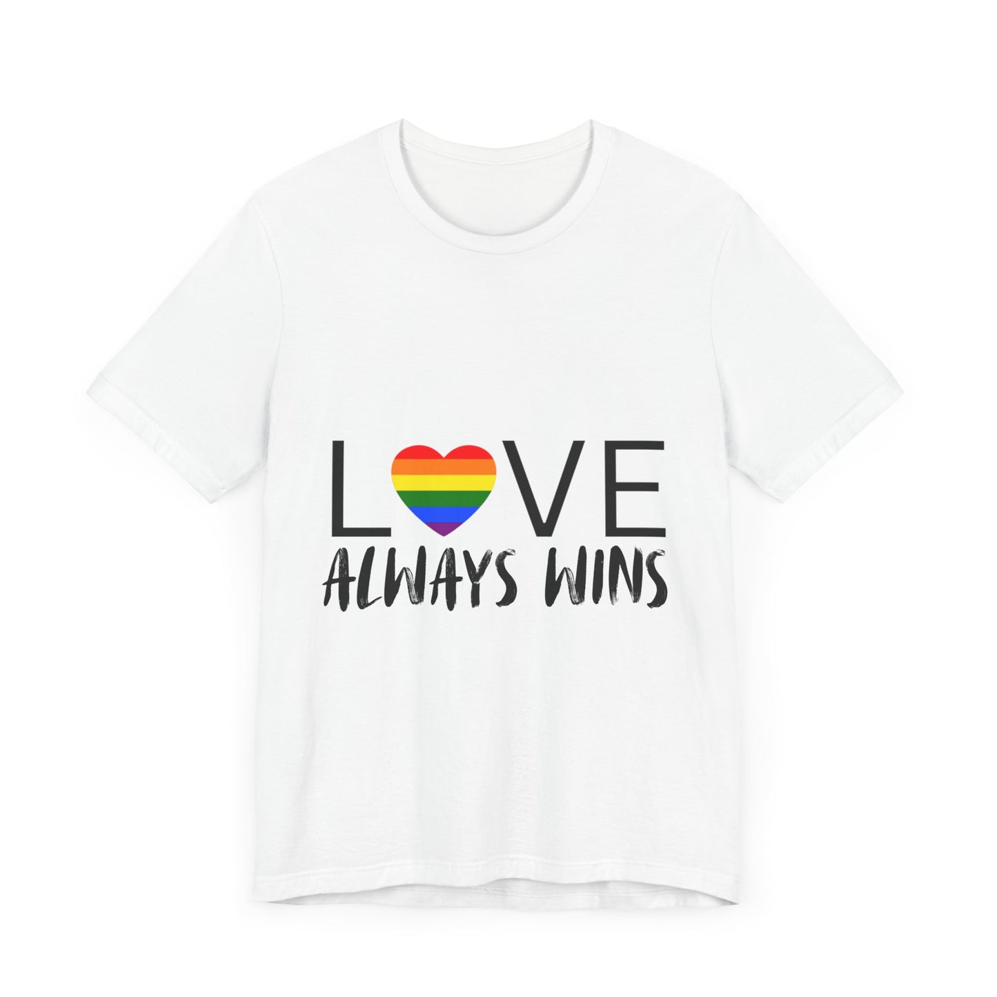Love Always Wins Unisex Jersey Tee