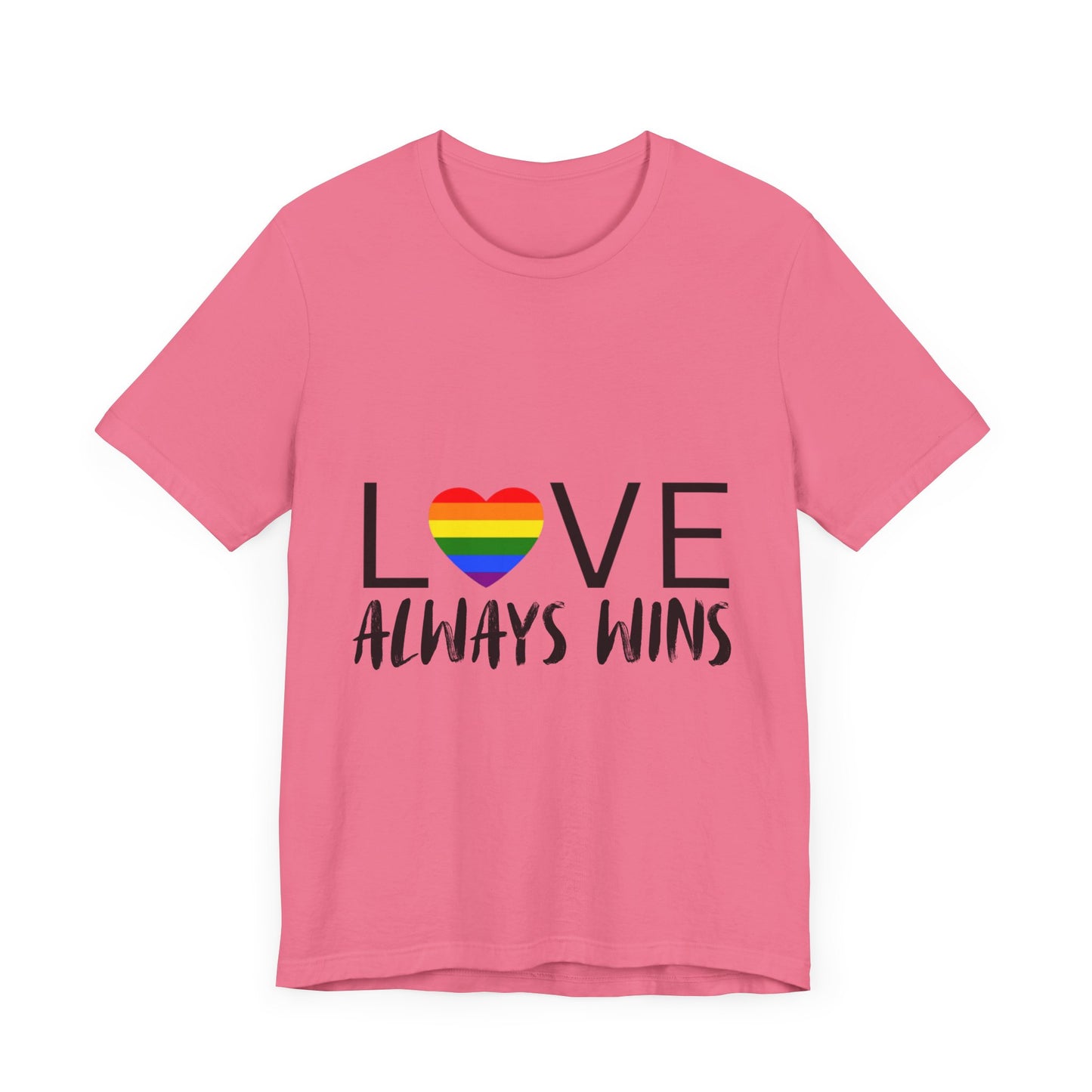 Love Always Wins Unisex Jersey Tee