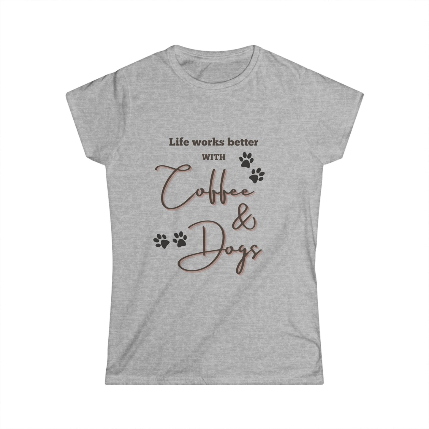 Coffee & Dogs Women's Tee