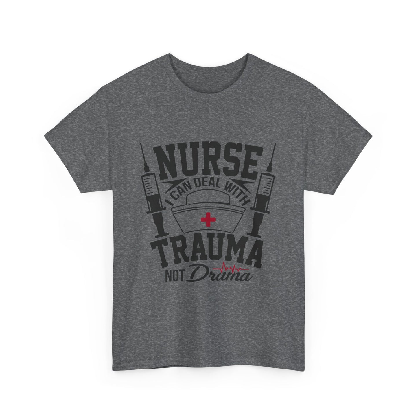 Nurse Trauma Tee - Unisex Heavy Cotton T-Shirt for Healthcare Professionals
