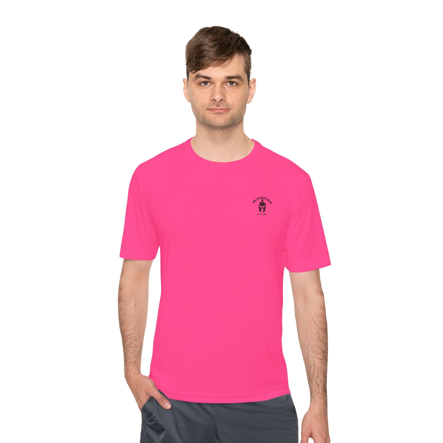 It’s Too dark for Guns, Switching to Fur Missile' tee! Moisture Wicking Tee - 'Top Dog' Graphic Shirt