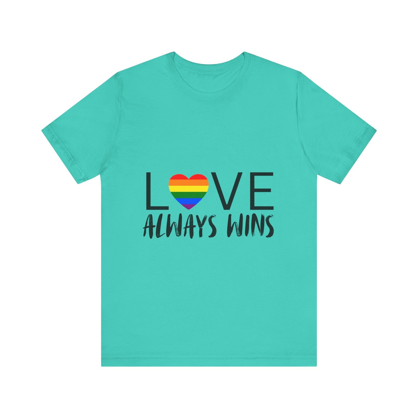 Love Always Wins Unisex Jersey Tee