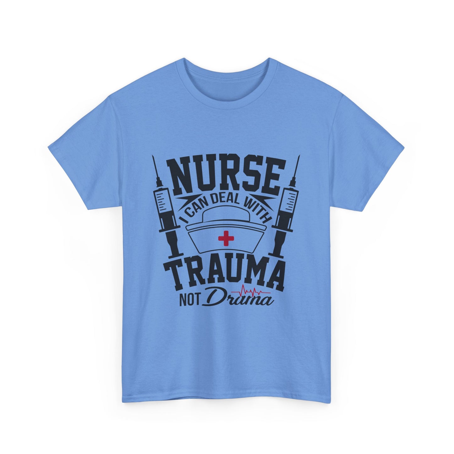 Nurse Trauma Tee - Unisex Heavy Cotton T-Shirt for Healthcare Professionals