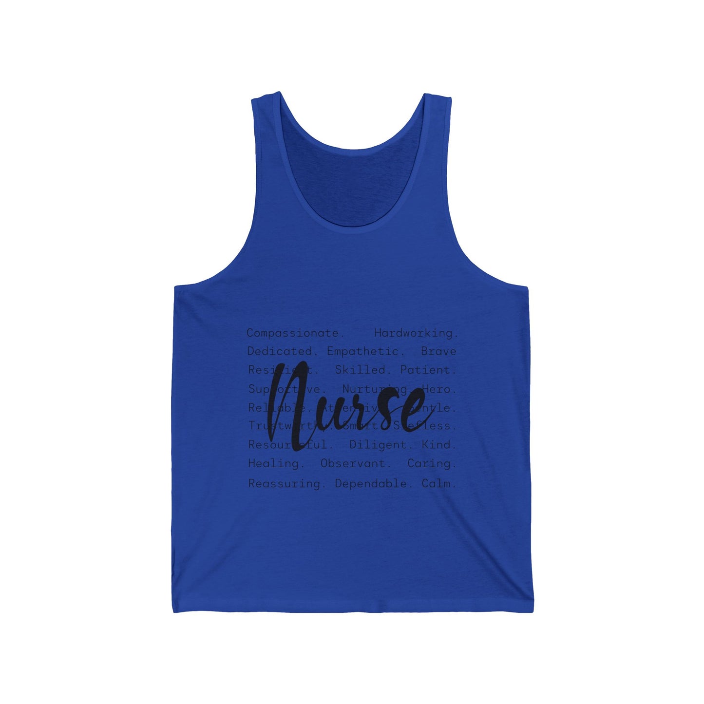 Nurse Appreciation Unisex Jersey Tank | Inspirational Quote Design