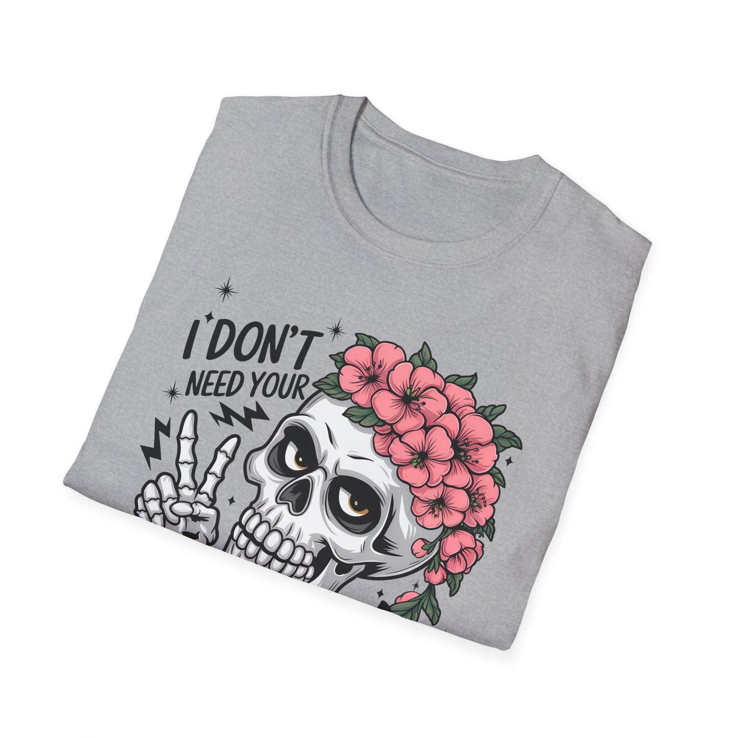 "I Don’t Need Your Attitude, I Brought My Own" Skull Tee