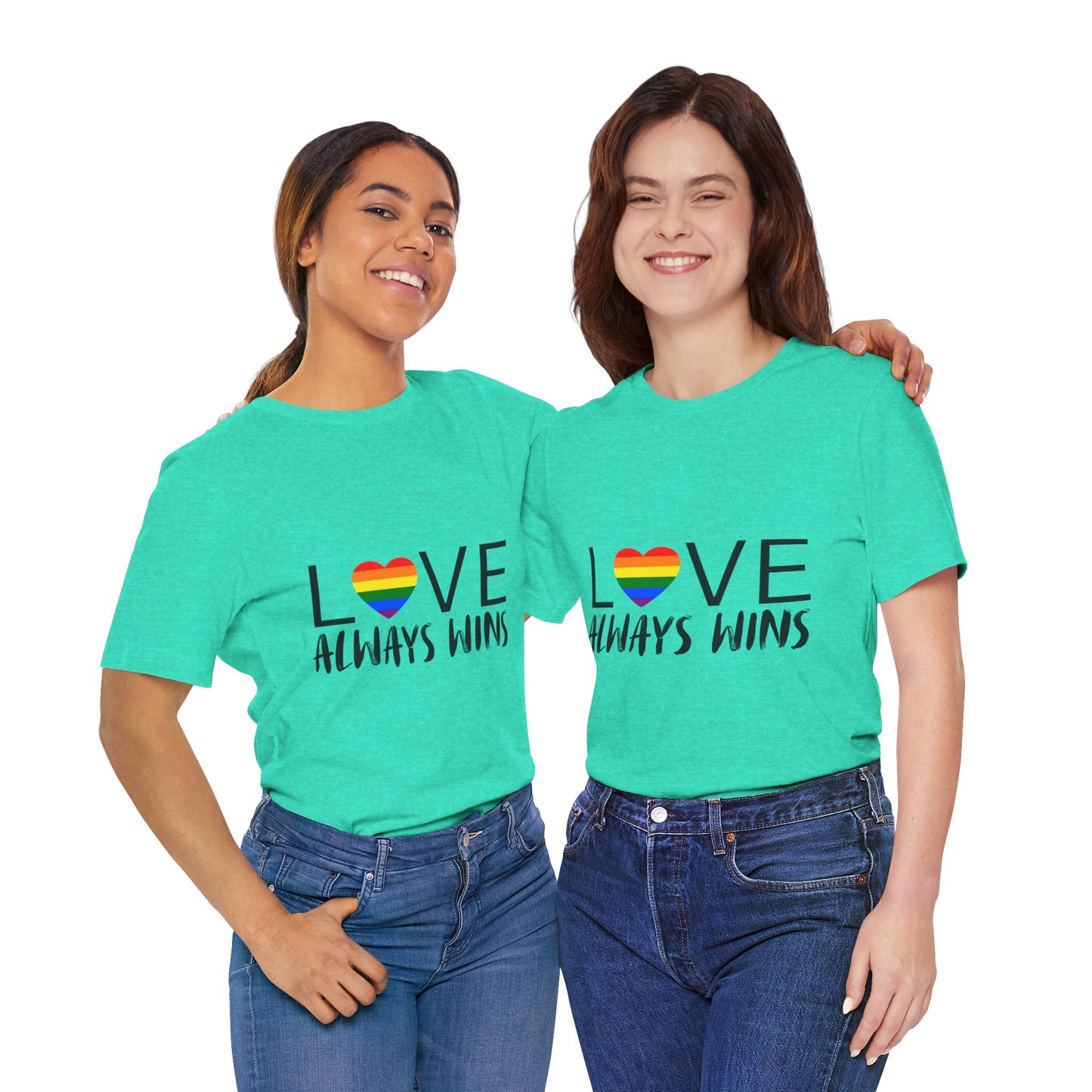 Love Always Wins Unisex Jersey Tee
