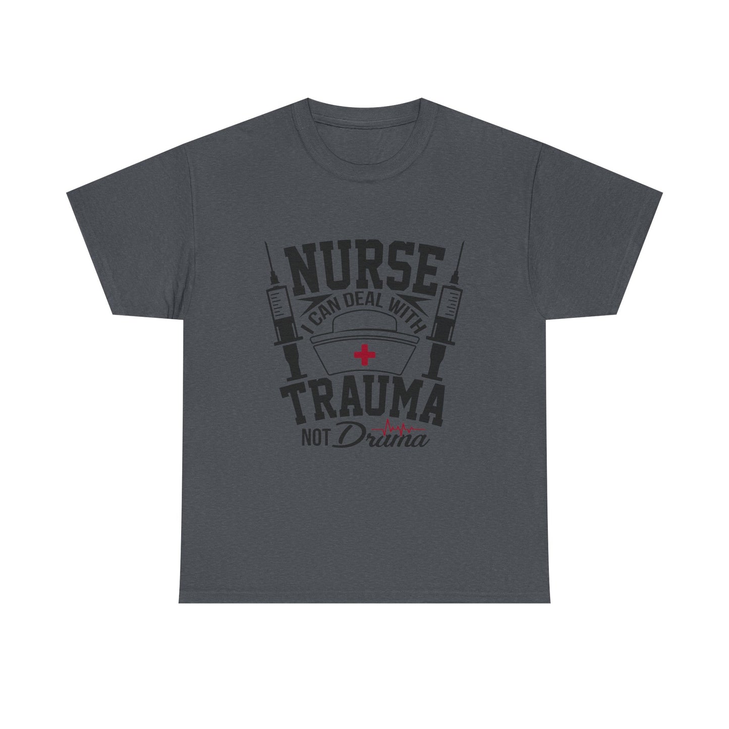Nurse Trauma Tee - Unisex Heavy Cotton T-Shirt for Healthcare Professionals