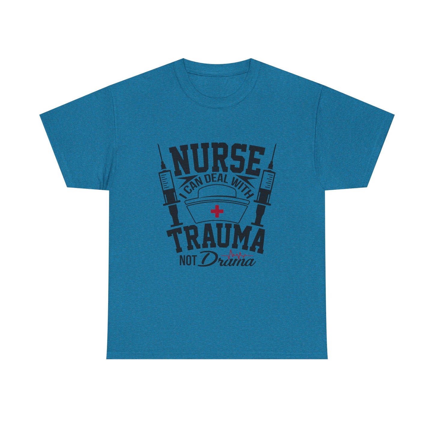 Nurse Trauma Tee - Unisex Heavy Cotton T-Shirt for Healthcare Professionals