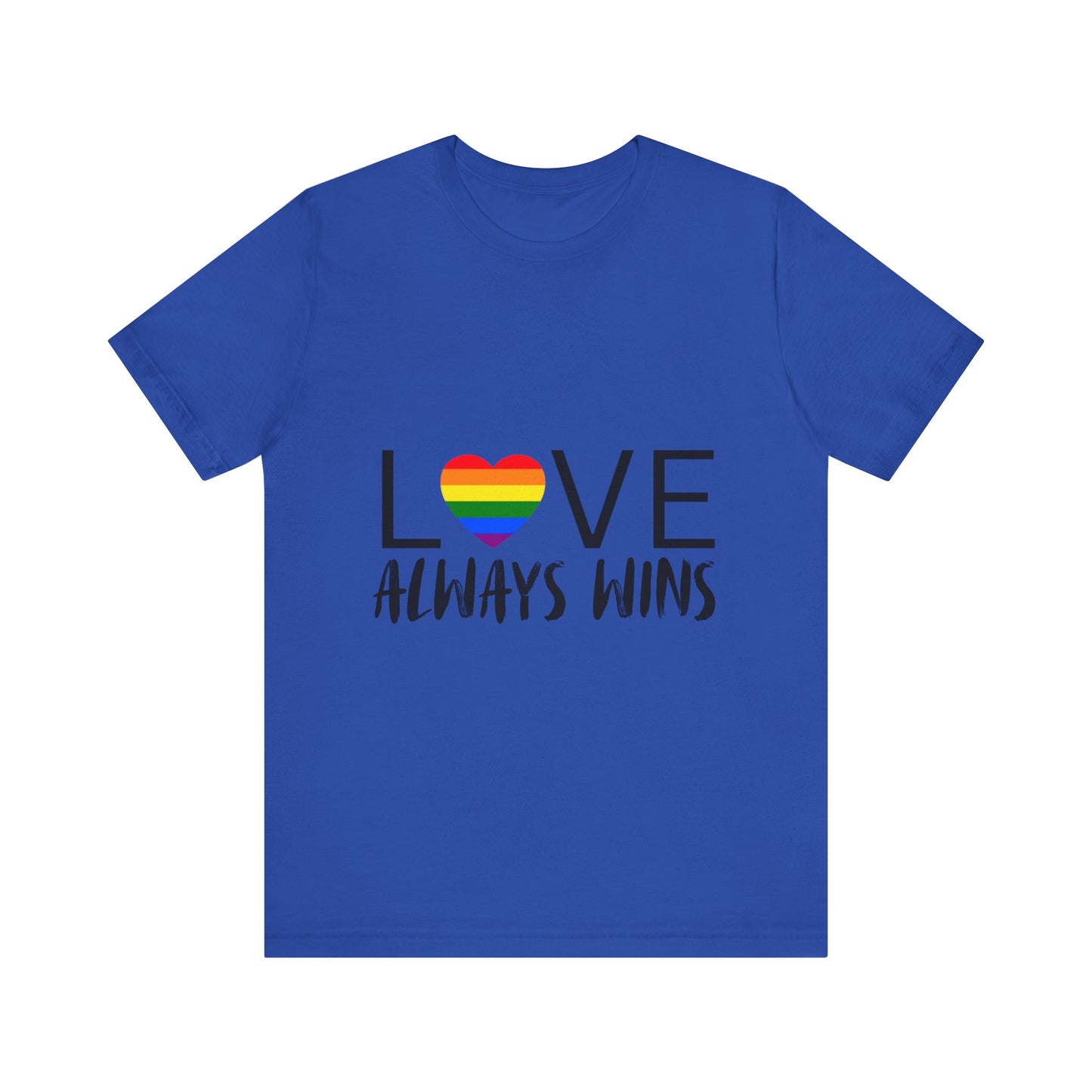 Love Always Wins Unisex Jersey Tee