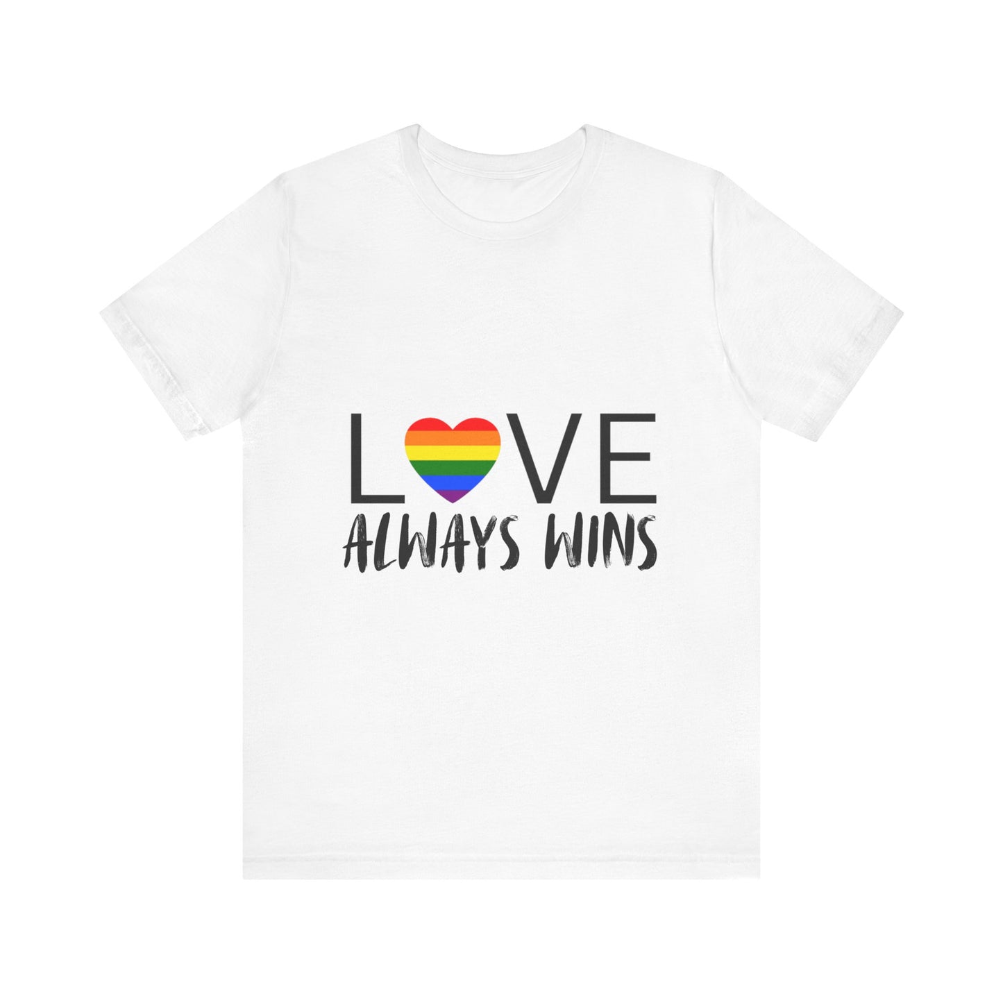 Love Always Wins Unisex Jersey Tee