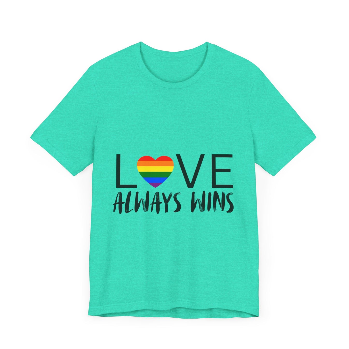 Love Always Wins Unisex Jersey Tee