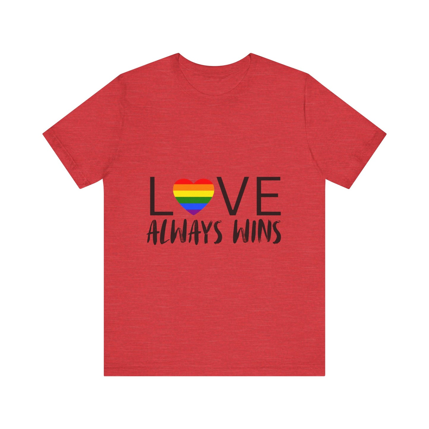 Love Always Wins Unisex Jersey Tee