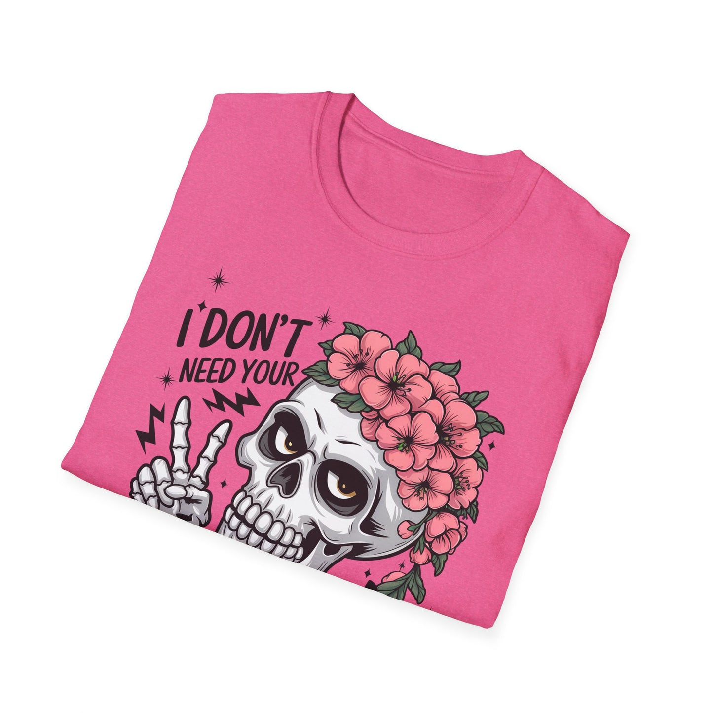 "I Don’t Need Your Attitude, I Brought My Own" Skull Tee