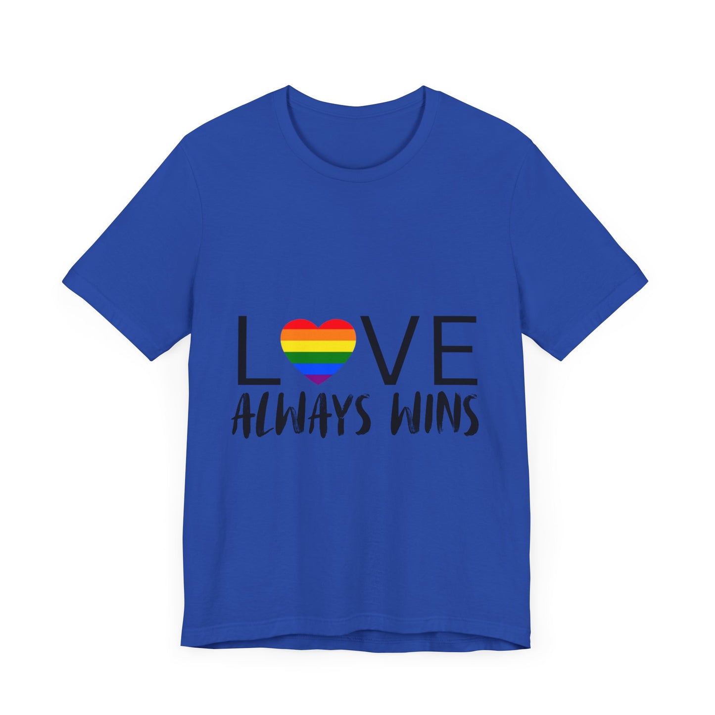 Love Always Wins Unisex Jersey Tee