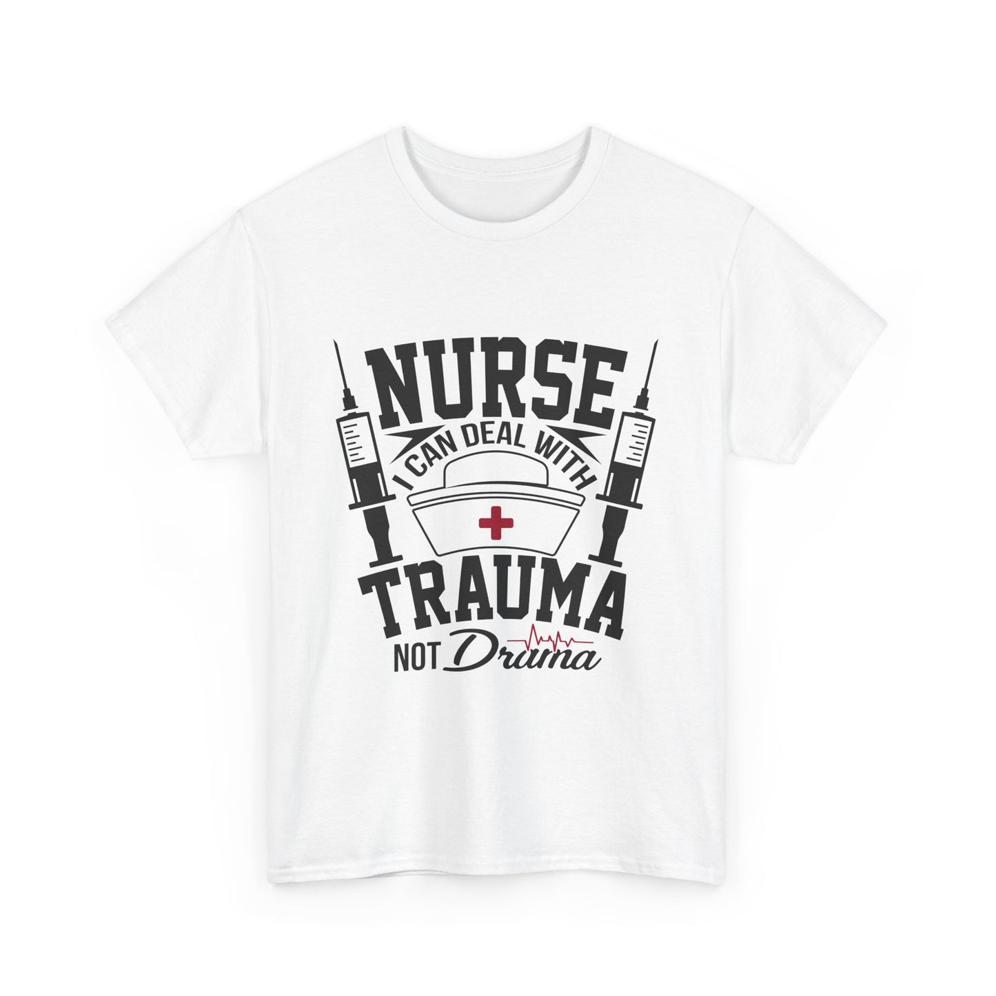 Nurse Trauma Tee - Unisex Heavy Cotton T-Shirt for Healthcare Professionals