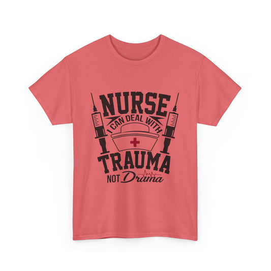Nurse Trauma Tee - Unisex Heavy Cotton T-Shirt for Healthcare Professionals