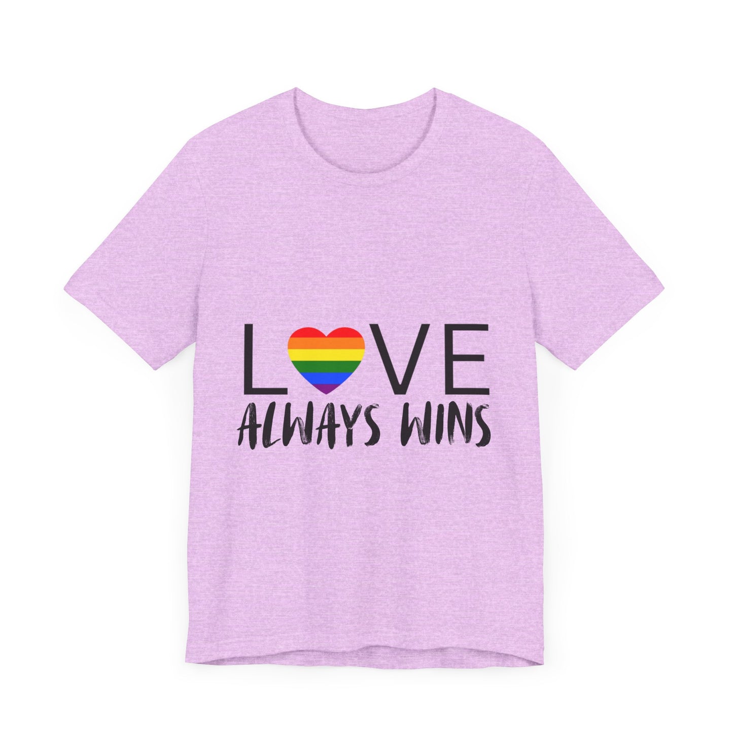 Love Always Wins Unisex Jersey Tee