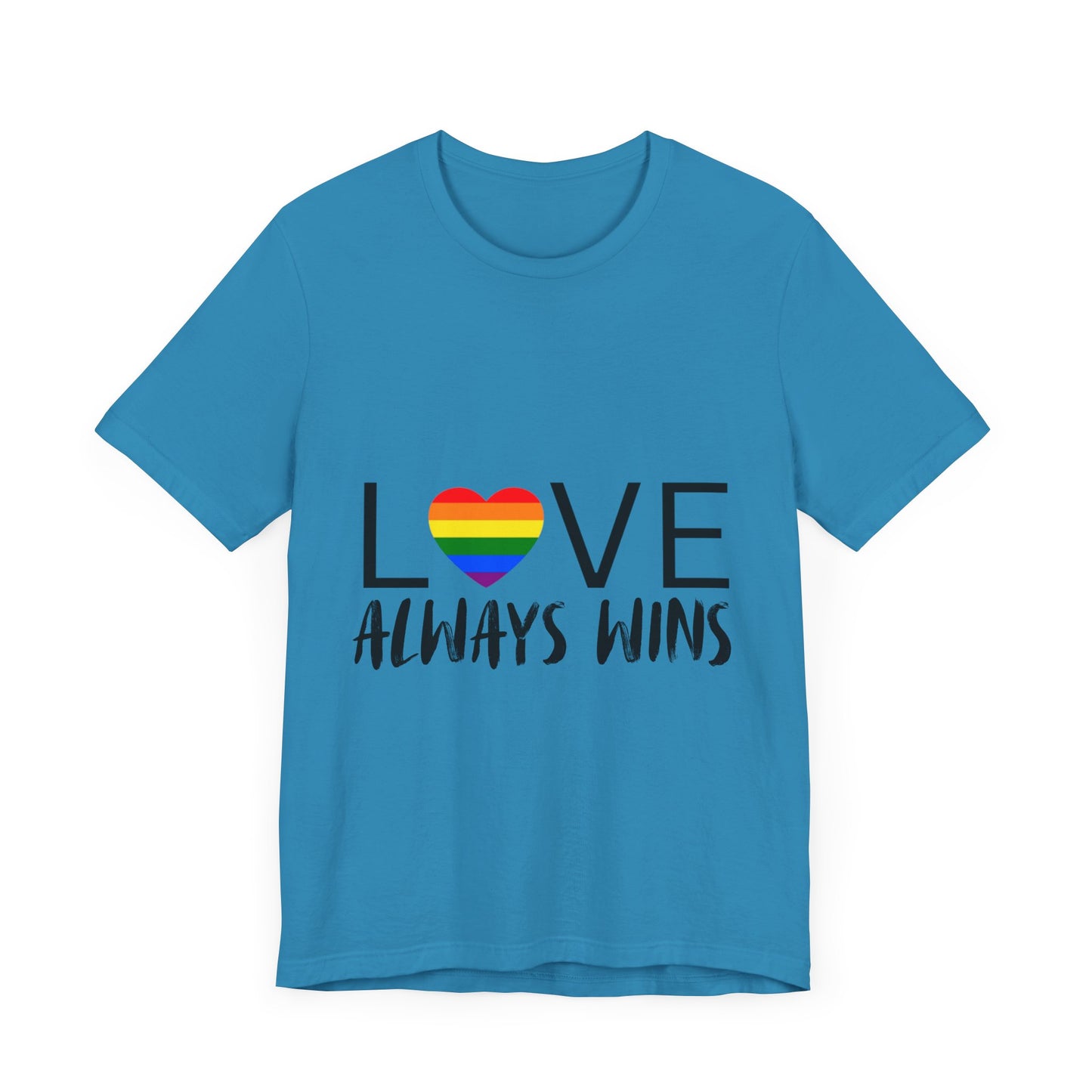 Love Always Wins Unisex Jersey Tee