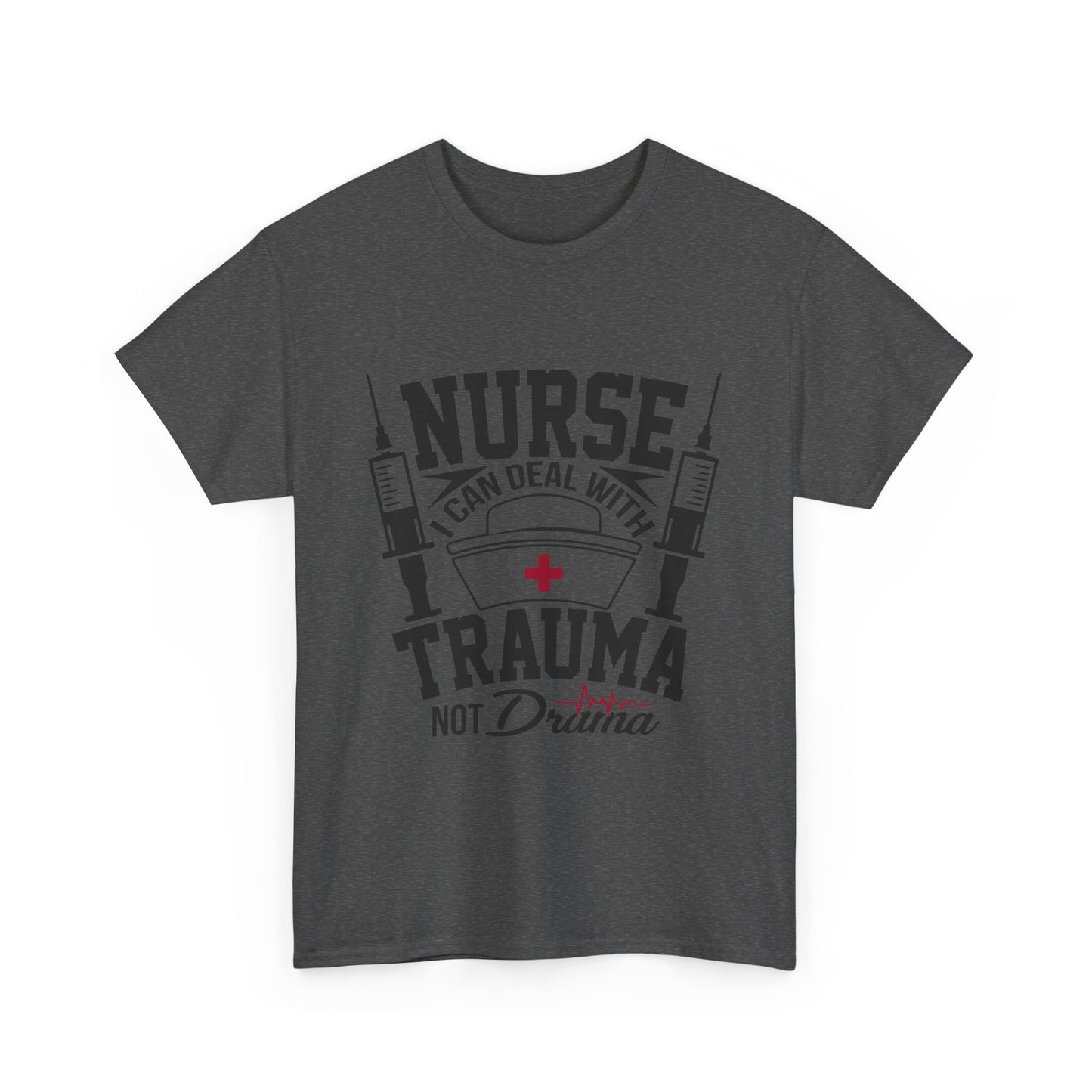 Nurse Trauma Tee - Unisex Heavy Cotton T-Shirt for Healthcare Professionals