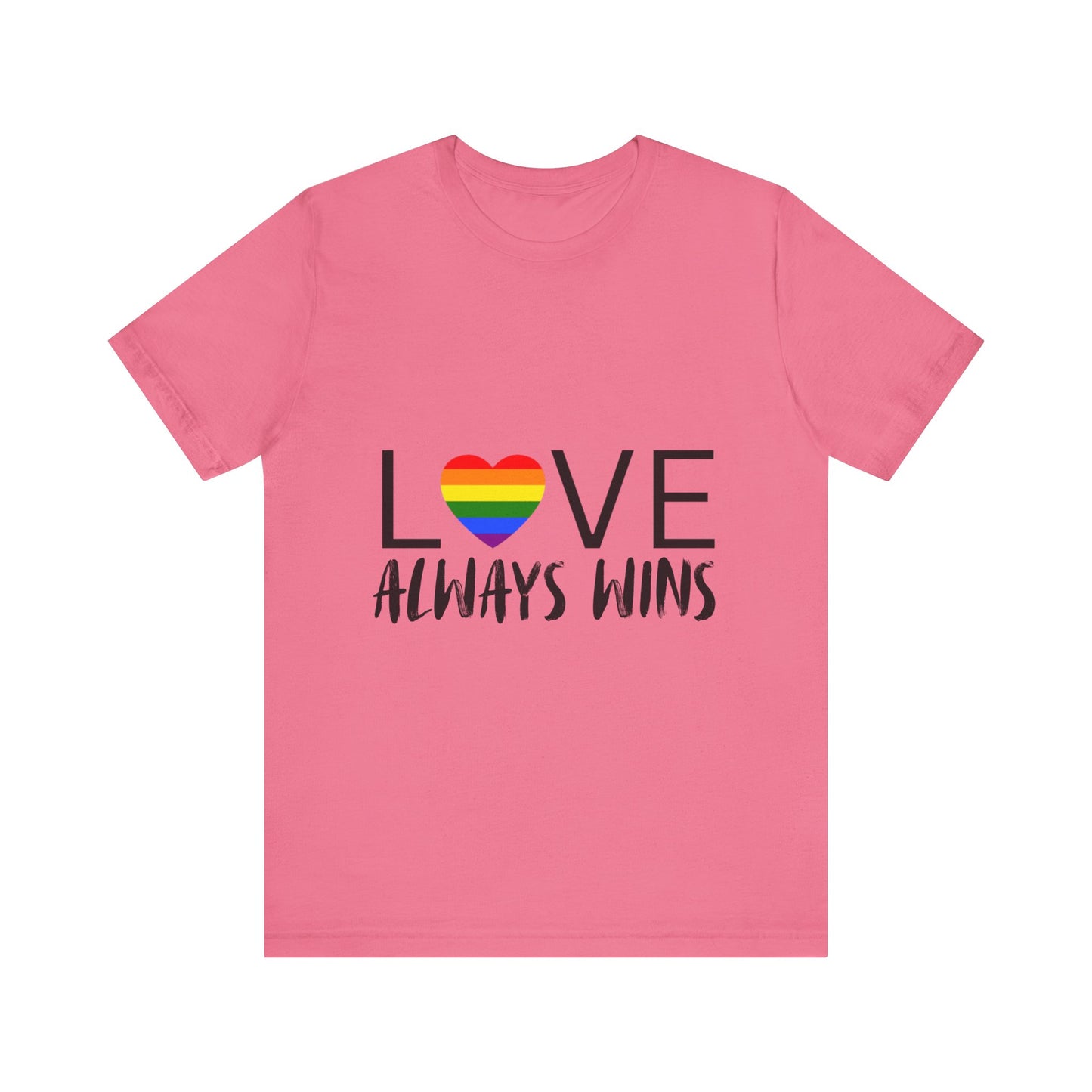 Love Always Wins Unisex Jersey Tee