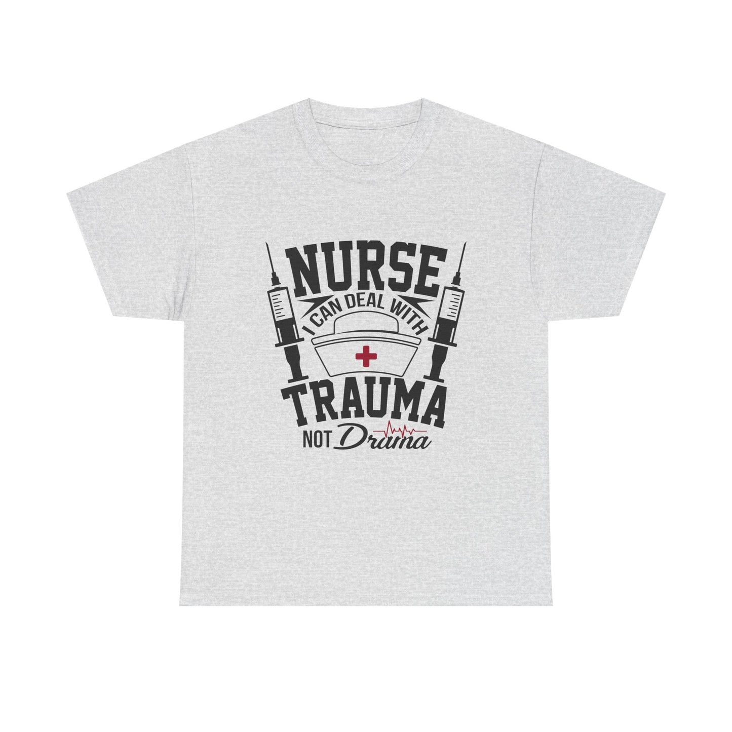 Nurse Trauma Tee - Unisex Heavy Cotton T-Shirt for Healthcare Professionals