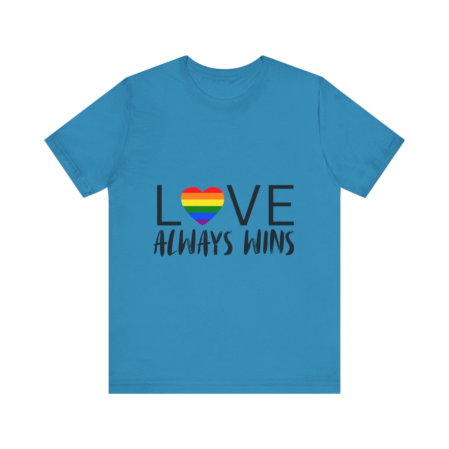 Love Always Wins Unisex Jersey Tee