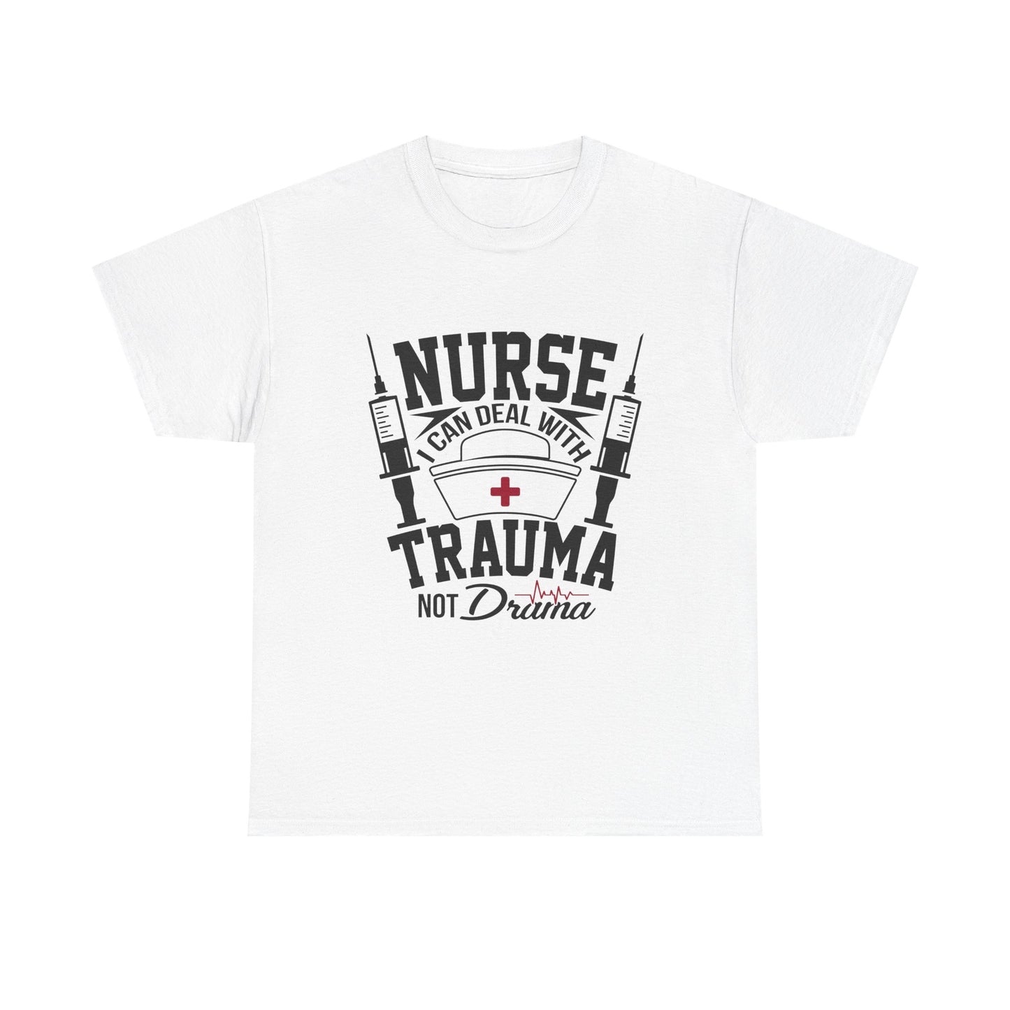 Nurse Trauma Tee - Unisex Heavy Cotton T-Shirt for Healthcare Professionals
