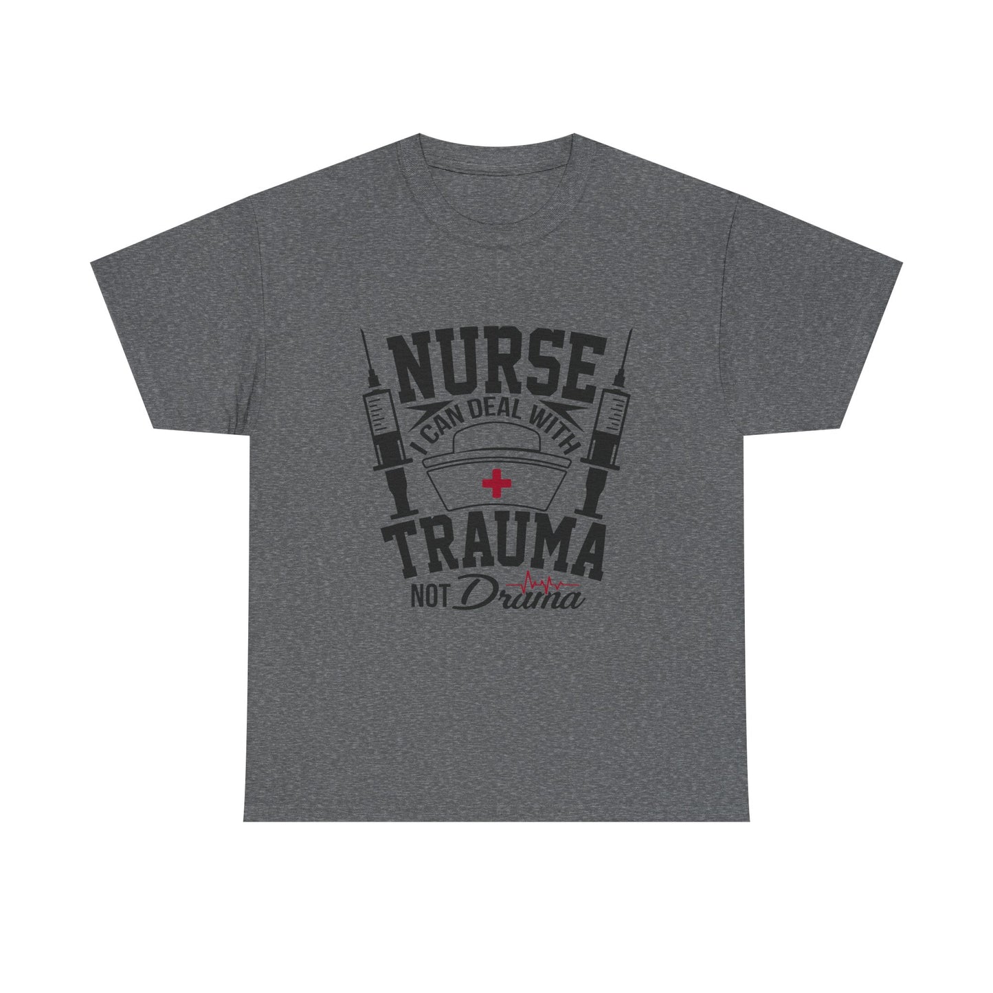 Nurse Trauma Tee - Unisex Heavy Cotton T-Shirt for Healthcare Professionals