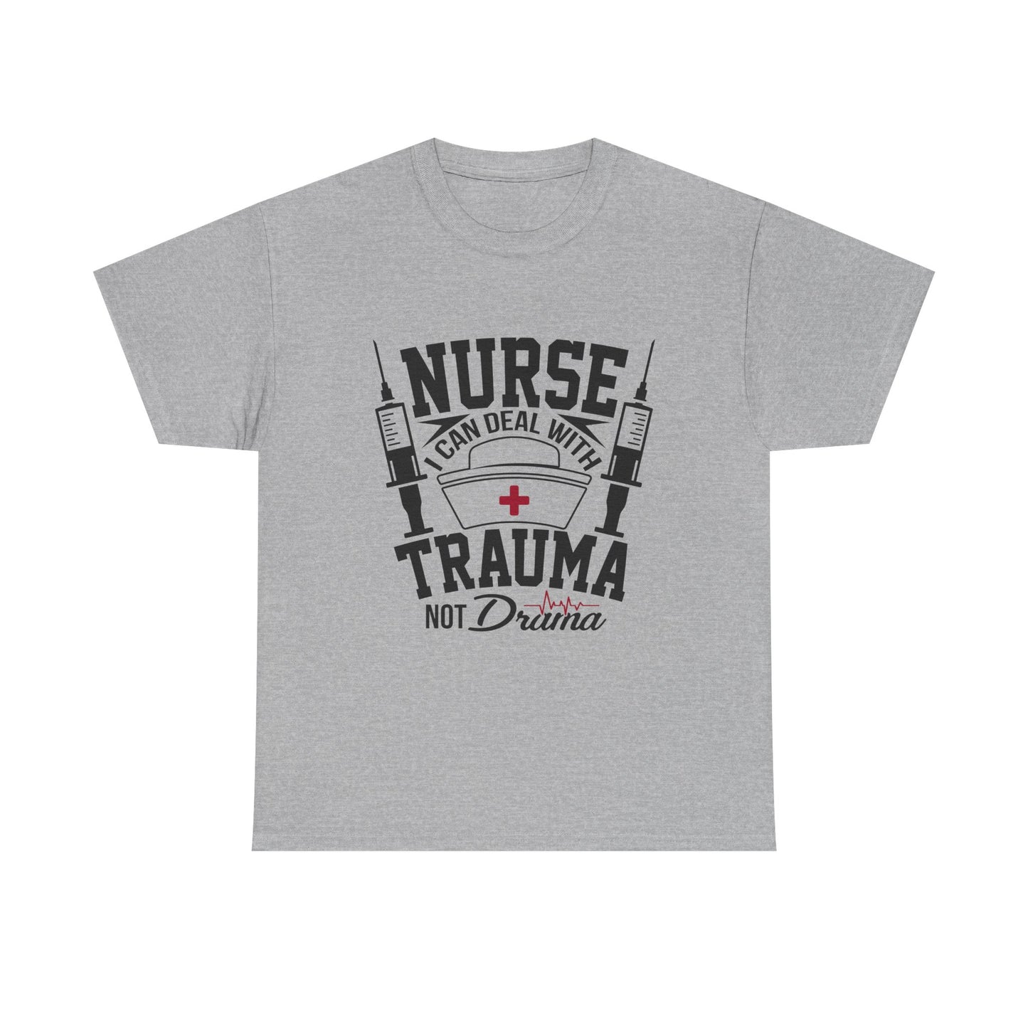 Nurse Trauma Tee - Unisex Heavy Cotton T-Shirt for Healthcare Professionals