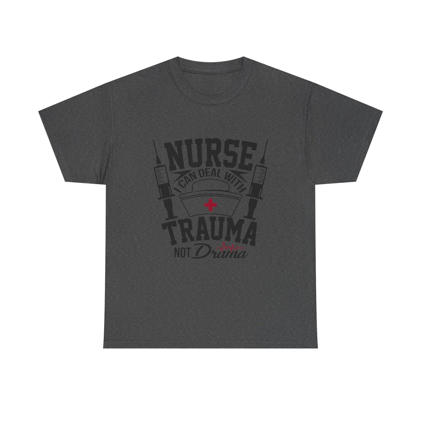 Nurse Trauma Tee - Unisex Heavy Cotton T-Shirt for Healthcare Professionals