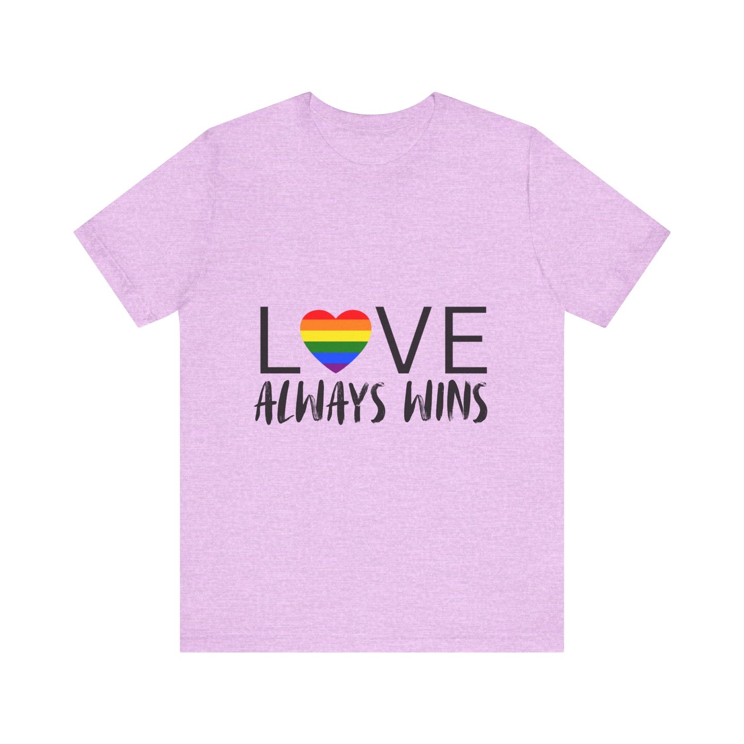 Love Always Wins Unisex Jersey Tee