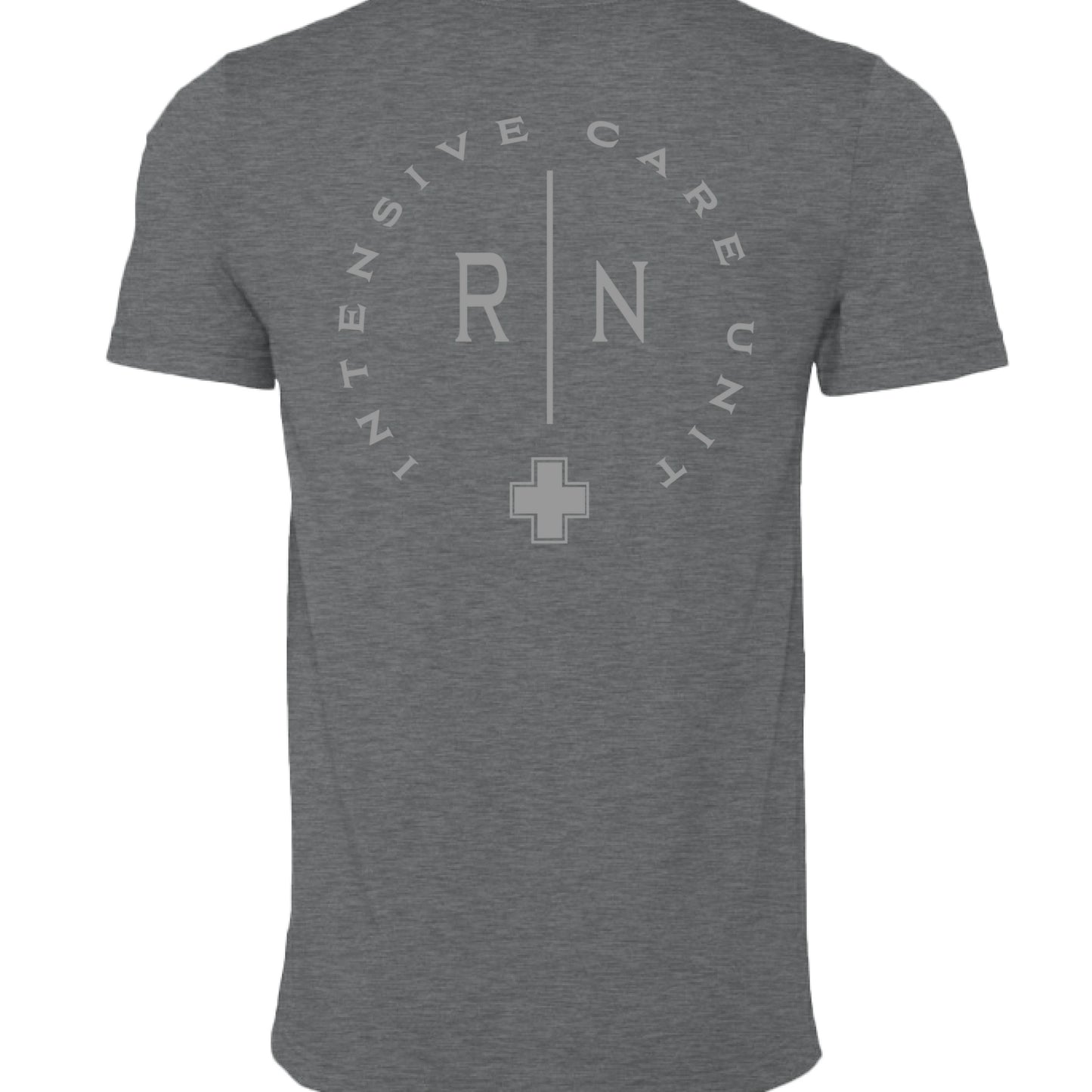 DRK GREY HEATHER - BACK
