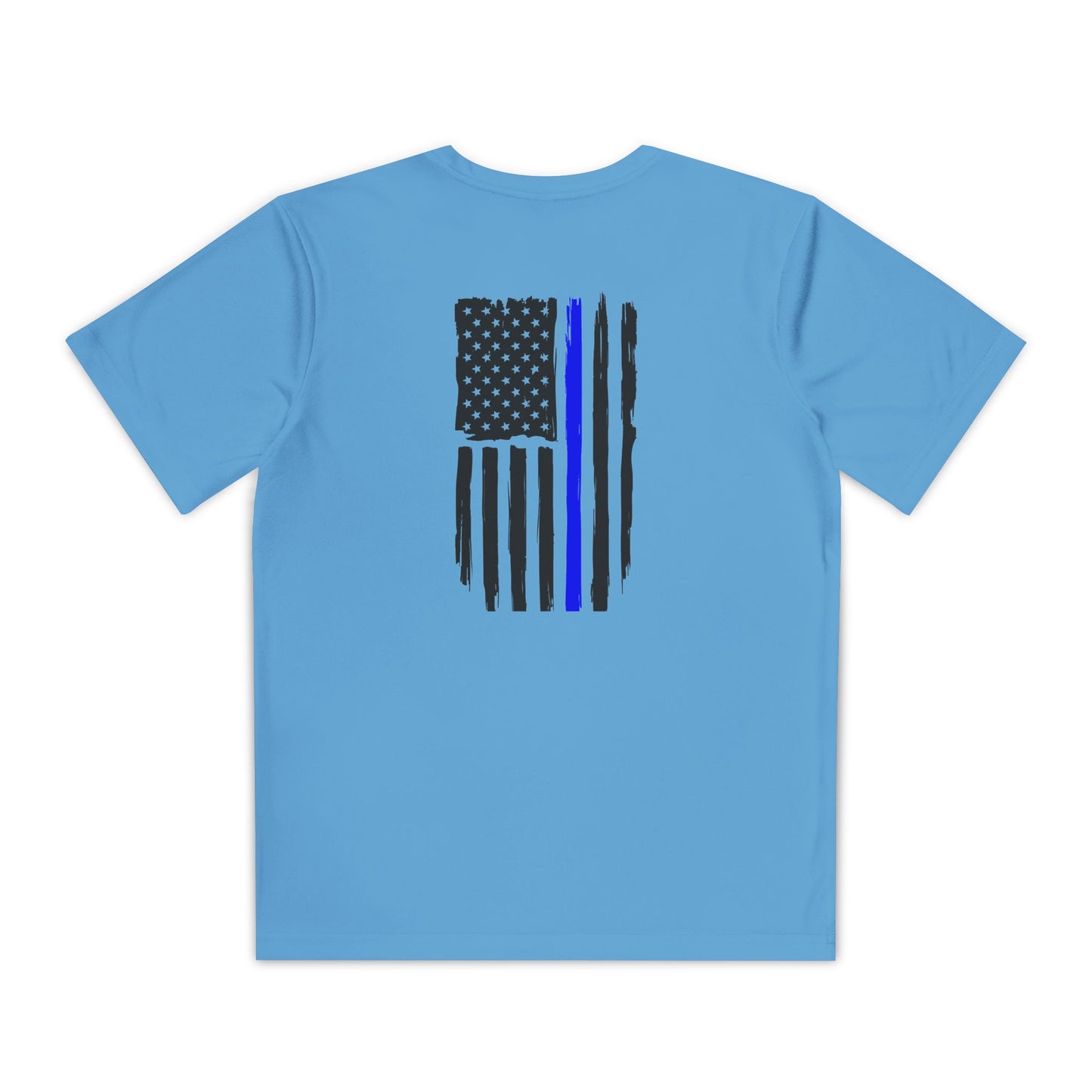 Youth Competitor Tee - Support Our Heroes - American Flag Design