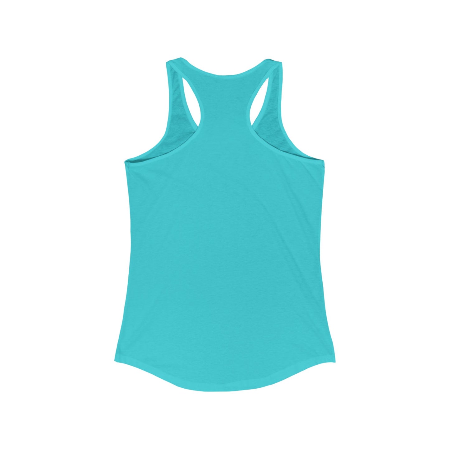 Women's Racerback Tank: Tequila, Coffee & Dogs Design