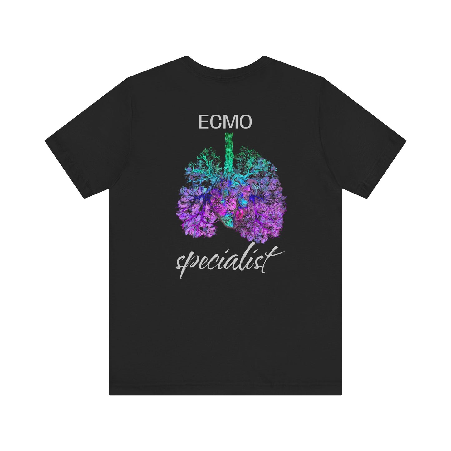 ECMO Specialist Tee, Unisex Short Sleeve T-Shirt, Gift for Healthcare Workers, Medical Apparel, Nurse Appreciation, Respiratory Care