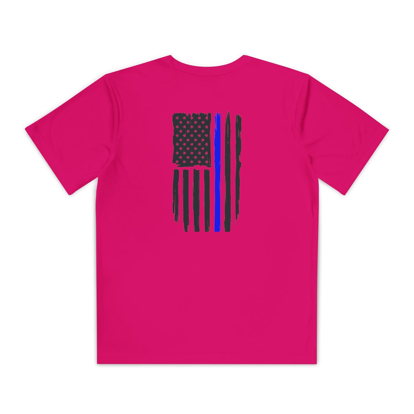 Youth Competitor Tee - Support Our Heroes - American Flag Design