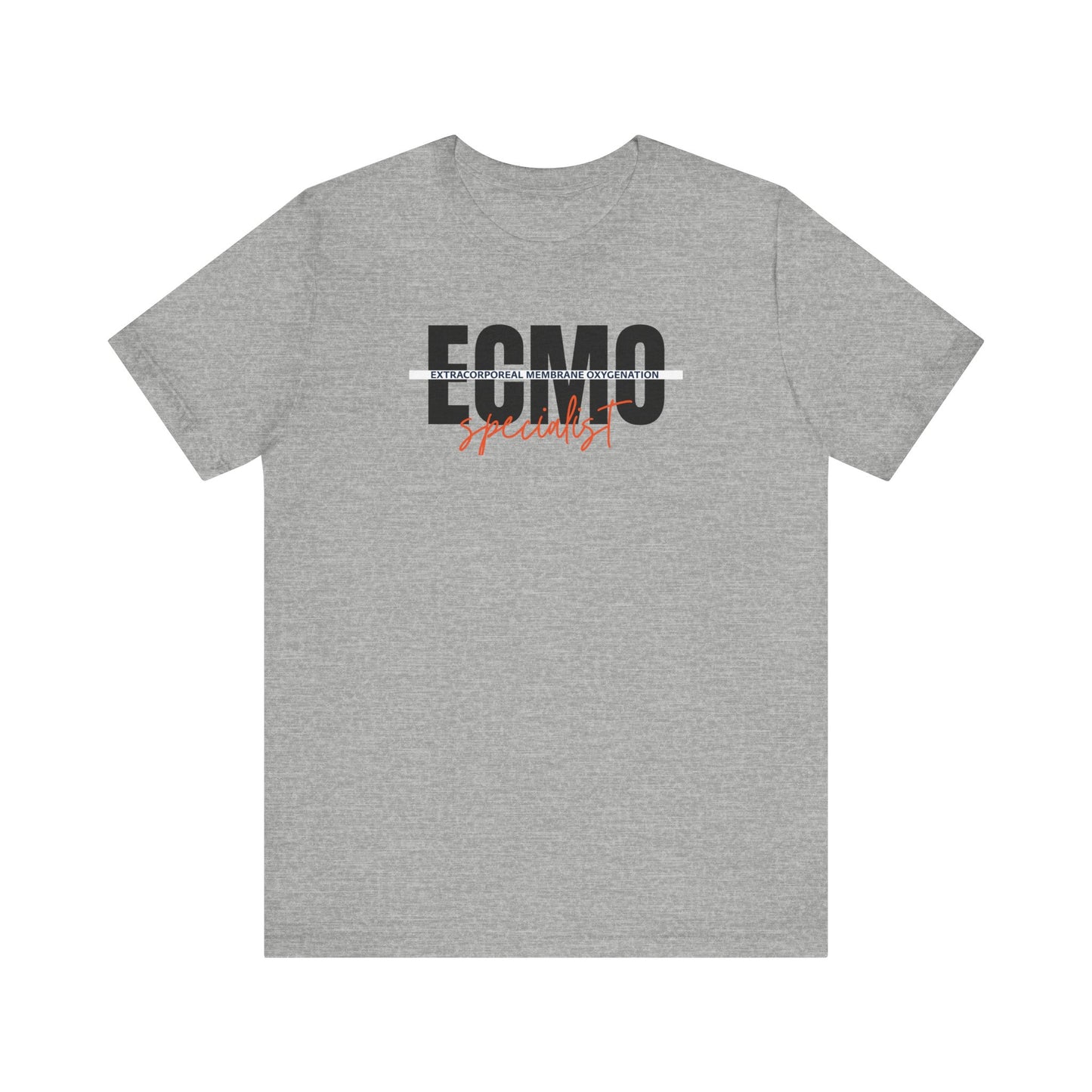 Unisex Jersey Short Sleeve Tee - ECMO Health Graphic T-Shirt, Casual Wear, Gift for Healthcare Workers, Unique Team Apparel, Everyday [...]