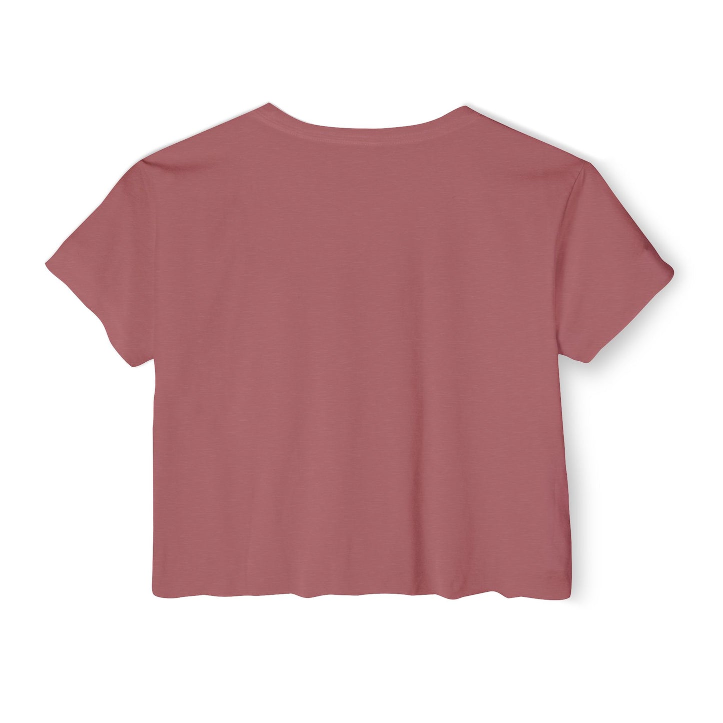 Funny Women's Festival Crop Top - 'Don't Flatter Yourself, I Was Looking At Your Veins'