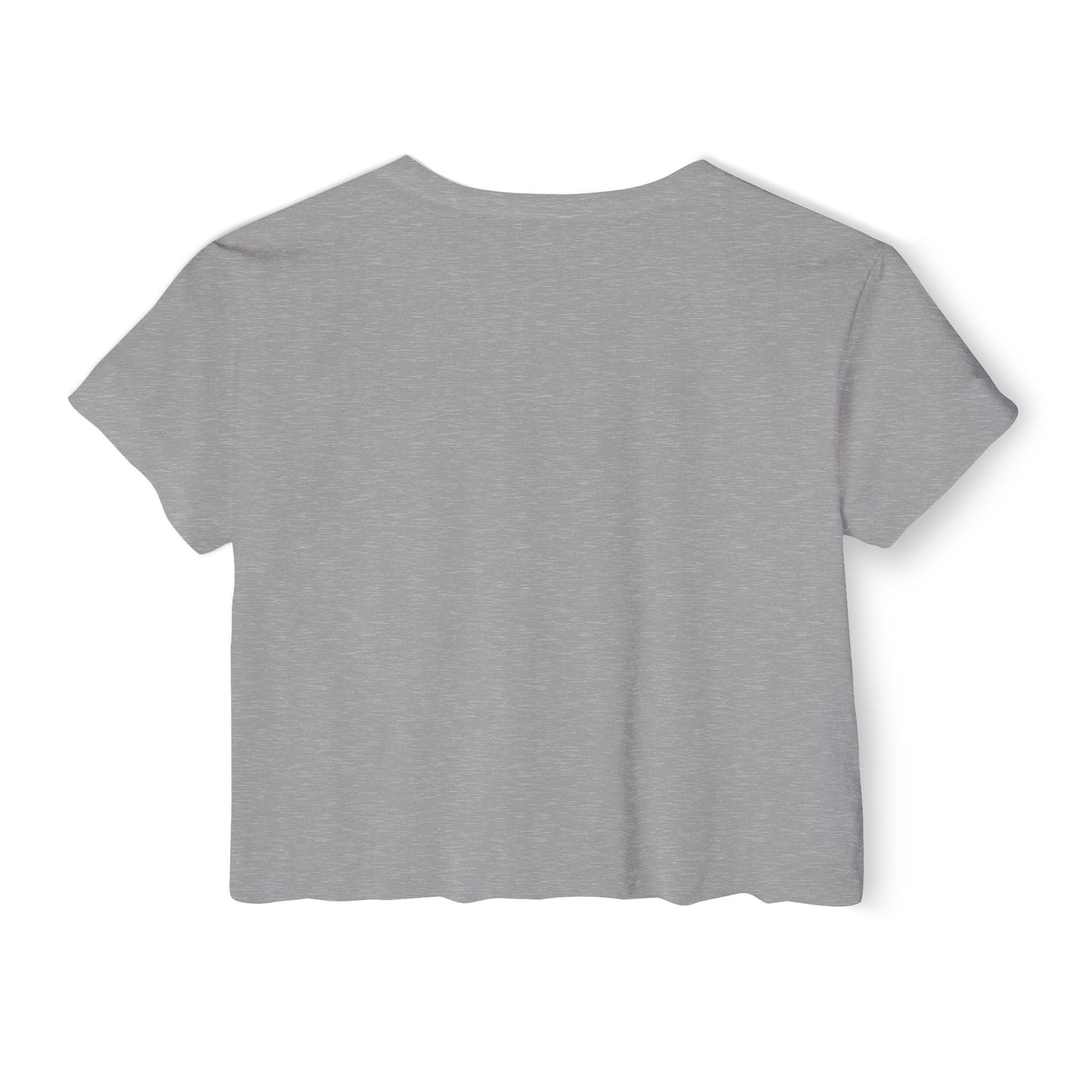 Funny Women's Festival Crop Top - 'Don't Flatter Yourself, I Was Looking At Your Veins'