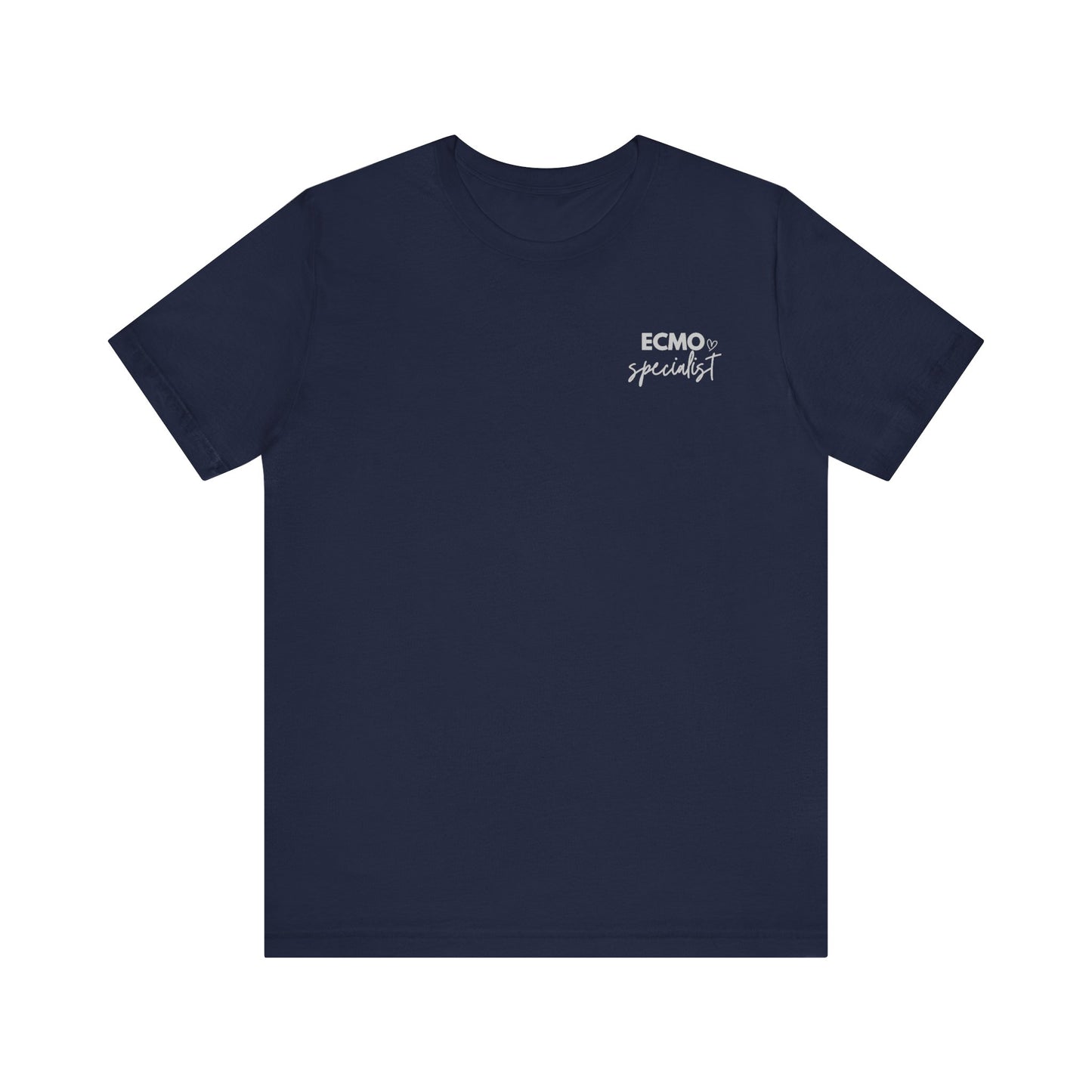 ECMO Specialist Tee, Unisex Short Sleeve T-Shirt, Gift for Healthcare Workers, Medical Apparel, Nurse Appreciation, Respiratory Care