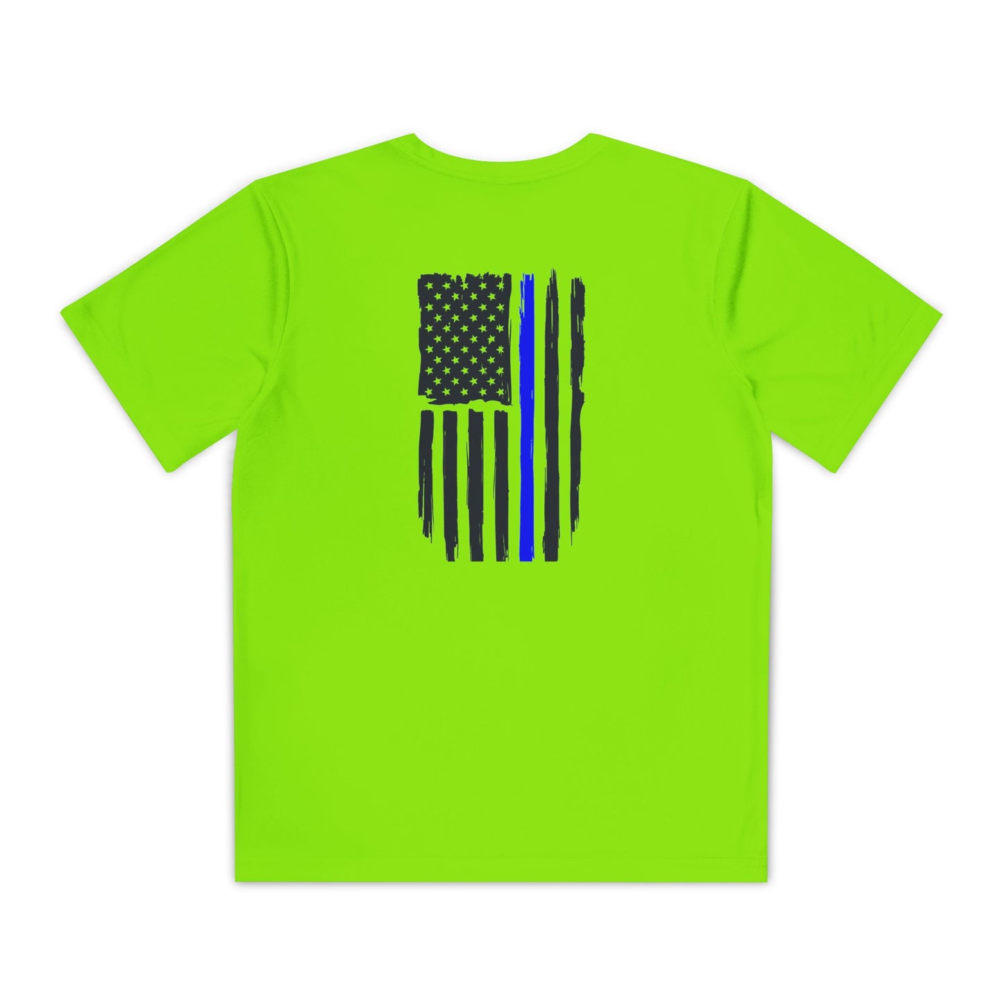 Youth Competitor Tee - Support Our Heroes - American Flag Design