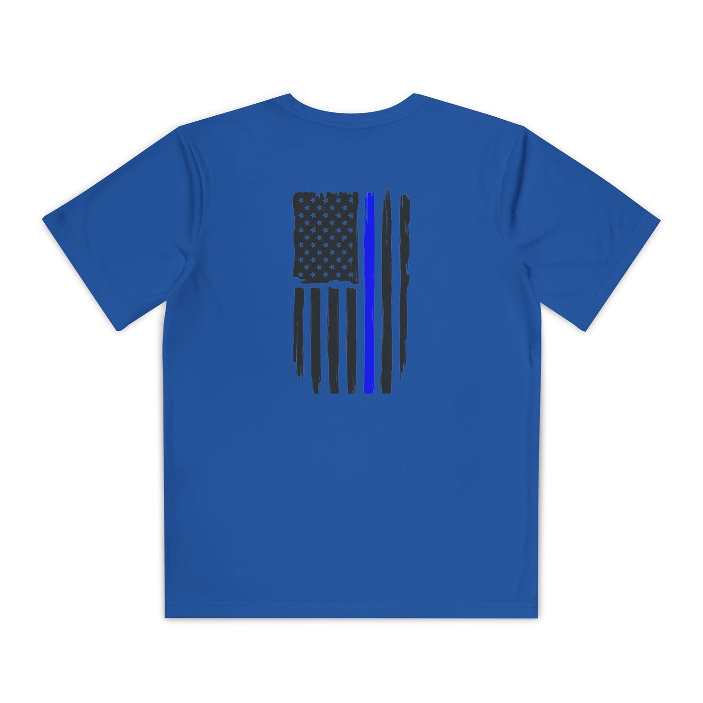Youth Competitor Tee - Support Our Heroes - American Flag Design
