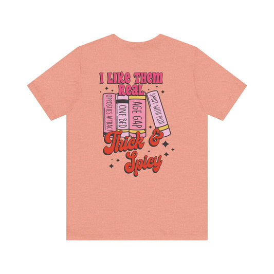 "Thick & Spicy Book Lover Tee"