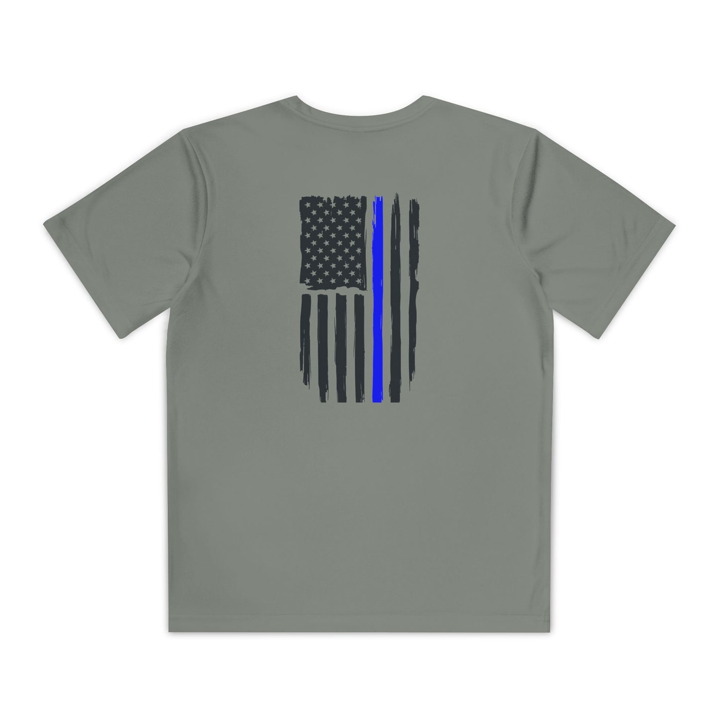Youth Competitor Tee - Support Our Heroes - American Flag Design